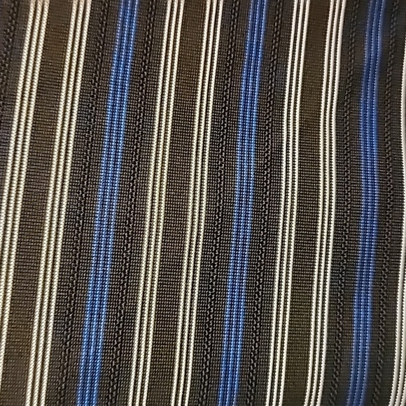 Champions Tour Golf Black and Blue Polo Shirt Classic Stripes - Picture 2 of 10